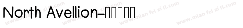 North Avellion字体转换